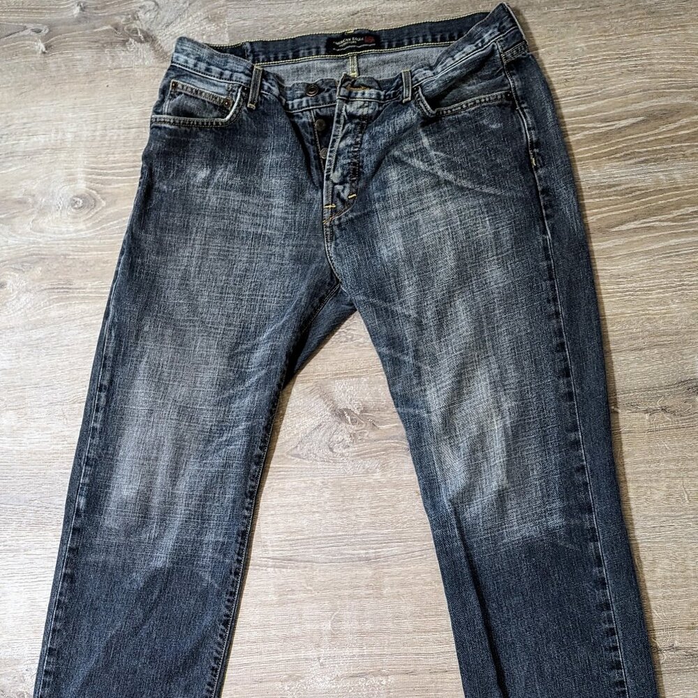 AMERICAN EAGLE Jeans, Men's Reg. Relaxed, Button Fly RN54485, Straight 34 x 34